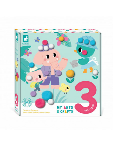 3 ans - pompons