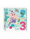 3 ans - pompons