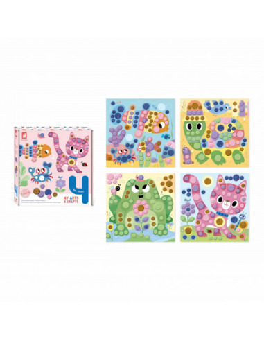4 ans - gommettes rondes