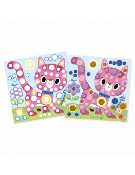 4 ans - gommettes rondes