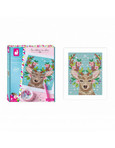 Peinture diamant cerf 2