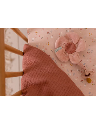 Attache tetine flowers & butterflies