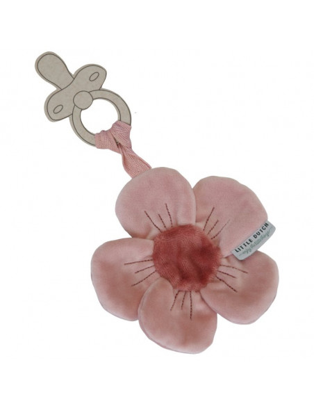 Attache tetine flowers & butterflies