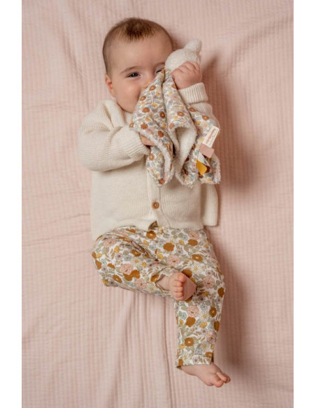 Doudou miffy carre - vintage flowers