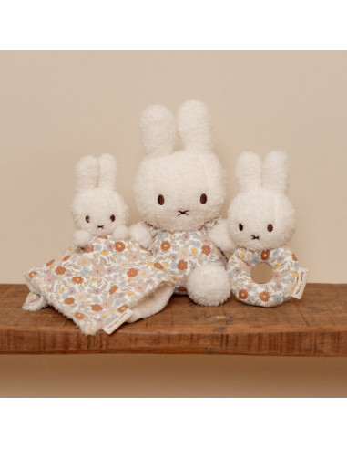 Coffret cadeau (peluche, doudou,hochet) - vintage flowers - miffy - little dutch