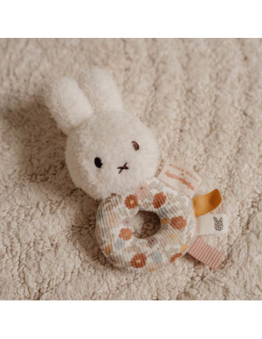 Coffret cadeau (peluche, doudou,hochet) - vintage flowers - miffy - little dutch