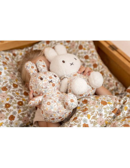 Peluche miffy 25cm - vintage flowers