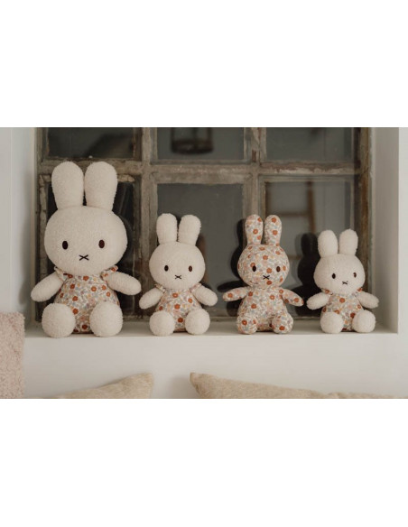Peluche miffy 25cm - vintage flowers