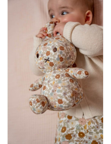 Peluche miffy 25cm - vintage flowers all over