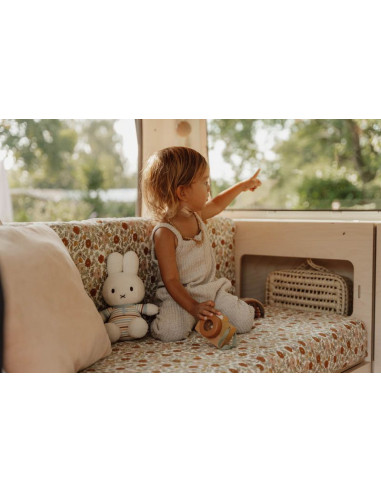 Peluche miffy 25cm - vintage sunny stripes