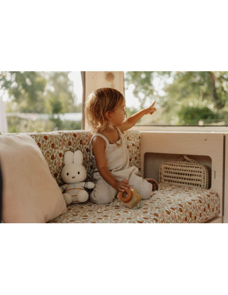 Peluche miffy 25cm - vintage sunny stripes