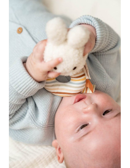 Hochet miffy en tissu - vintage sunny