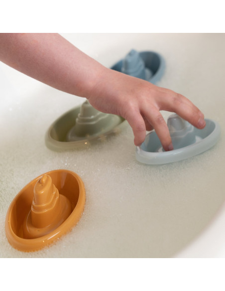 Bateaux de bain a empiler bleu - little dutch