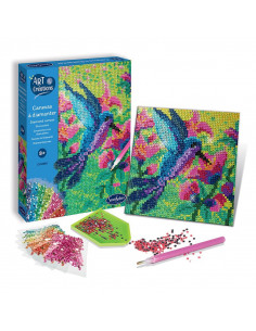 Art & Créations CANEVAS A DIAMANTER Colibri 2