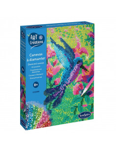 Art & Créations CANEVAS A DIAMANTER Colibri