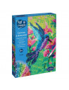 Art & Créations CANEVAS A DIAMANTER Colibri