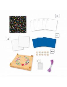 Multiactivites 6 realisations avec une presse a fleurs janod 2
