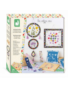 Multiactivites 6 realisations avec une presse a fleurs janod