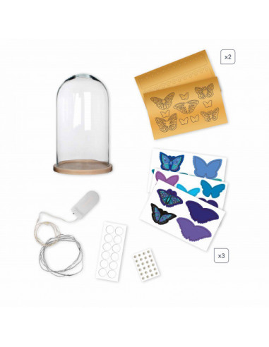 Cloche lumineuse papillons a creer - janod