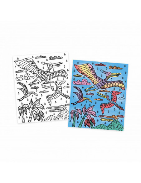 Peinture magique dinosaures - janod