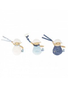 Mes 3 doudous moutons attache-tetines