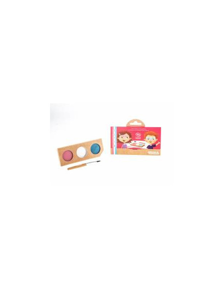 Kit de maquillage 3 fards princesse & licorne