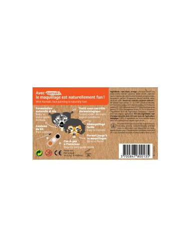KIT 3 COULEURS ZEBRE & TIGRE BIO