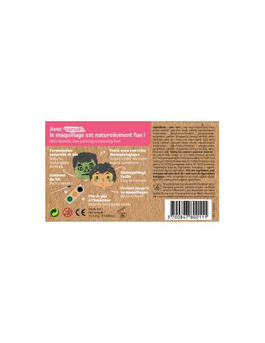 Kit 3 couleurs dragon & lutin bio