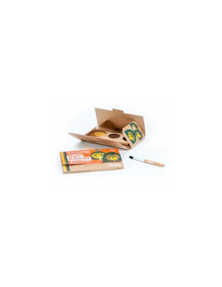 Kit 3 couleurs ours & girafe bio