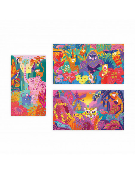 Peinture 3d jungle