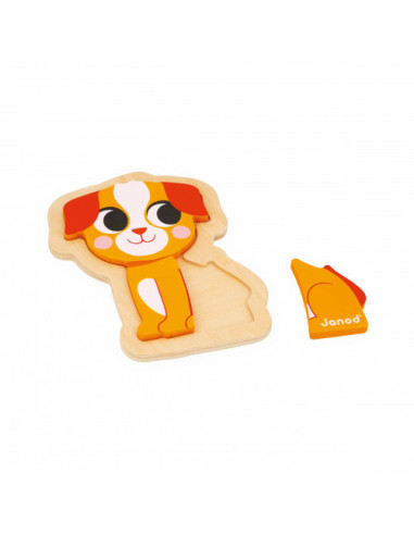 4 puzzles evolutifs - animaux de compagnie