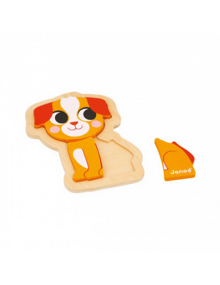 4 puzzles evolutifs - animaux de compagnie