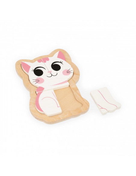 4 puzzles evolutifs - animaux de compagnie