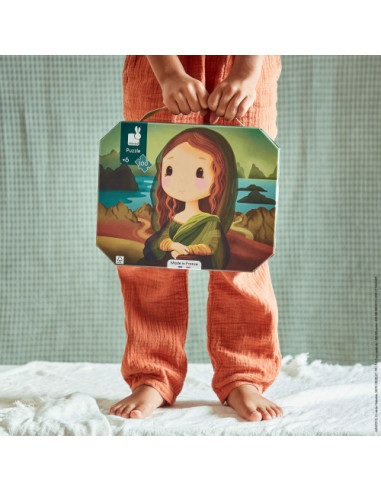 Puzzle inspired by leonardo da vinci - 100 pcs - janod