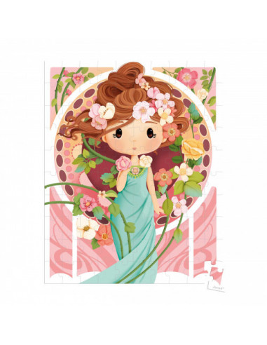 Puzzle inspired by mucha - 100 pcs - janod