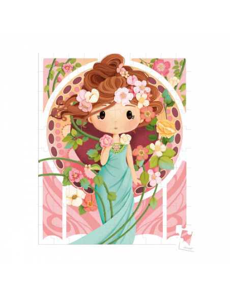 Puzzle inspired by mucha - 100 pcs - janod