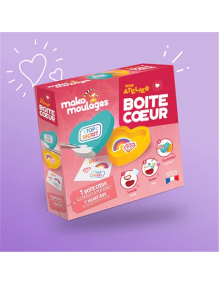 MAKO MOULAGES - MON ATELIER BOITE COEUR