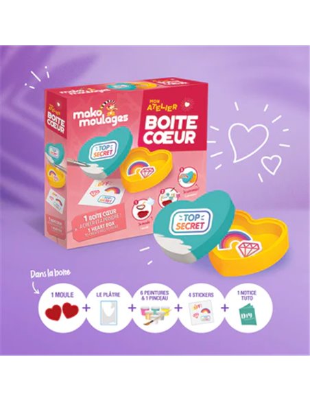 MAKO MOULAGES - MON ATELIER BOITE COEUR