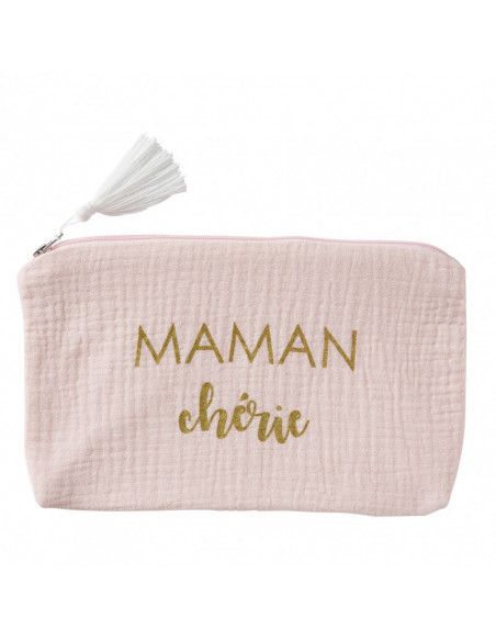 Trousse cadeau "maman cherie" blush
