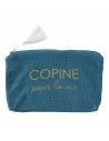 Trousse cadeau "copine pour la vie" paon