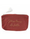 Trousse cadeau "mes trucs de fille" tomette