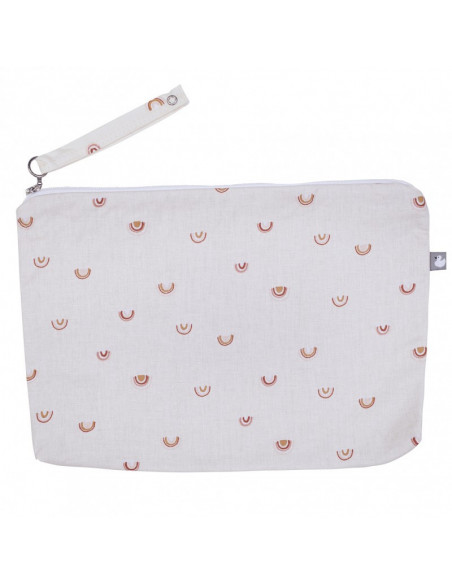 Trousse plastifiee arc-en-ciel
