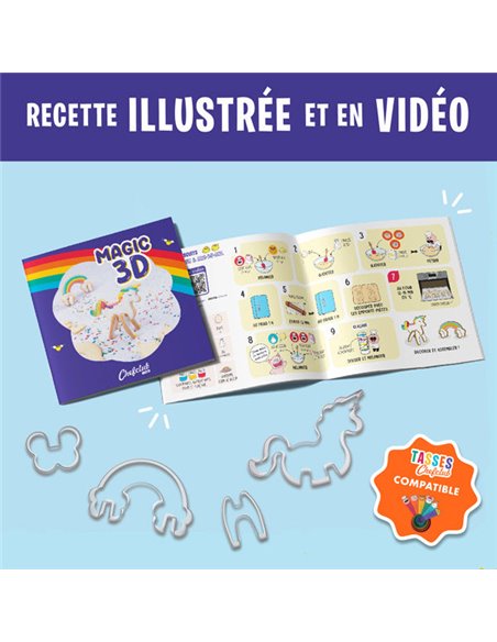 LES EMPORTES PIECES LICORNES 3D CHEFCLUB