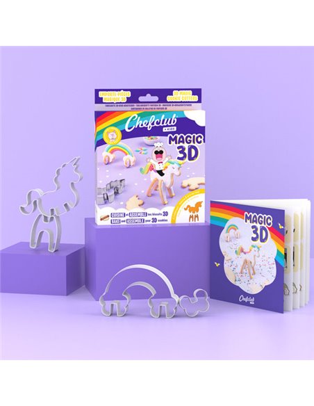 LES EMPORTES PIECES LICORNES 3D CHEFCLUB