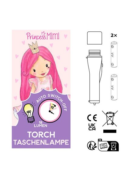 Princess Mimi Lampe de poche avec minuterie