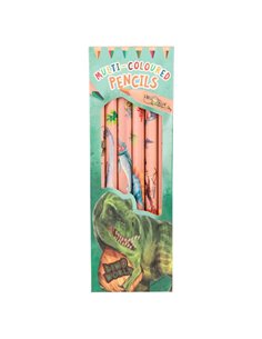 Dino World Crayons multicouleurs