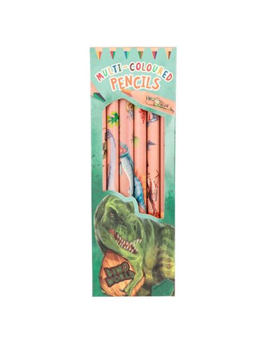 Dino World Crayons multicouleurs