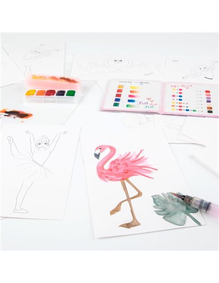 TOPModel Set d´aquarelles
