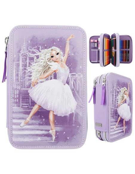 TOPModel trousse 3 compartiments BALLET