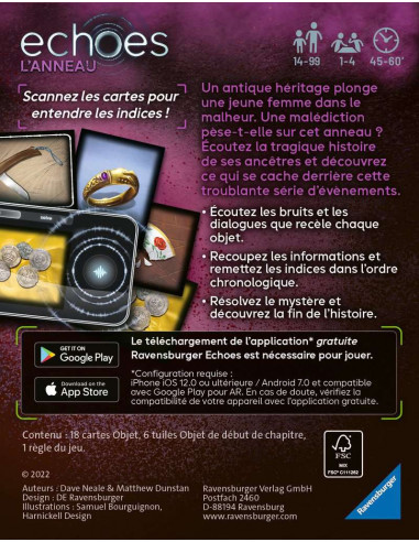 Ravensburger - echoes l'anneau